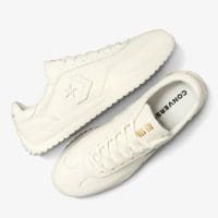 کتونی چرمی کانورس آل استار Run Star Trainer کرم مردانه و زنانه اورجینال