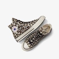 کتونی کانورس Chuck 70 Leopard Print کرم مردانه و زنانه اورجینال