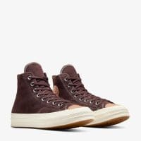 کتونی کانورس Chuck 70 Taylored Lux قهوه‌ای چرمی مردانه و زنانه اورجینال