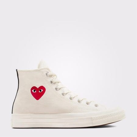 کتونی کانورس آل استار Chuck 70 Comme Des Garçons سفید مردانه و زنانه اورجینال