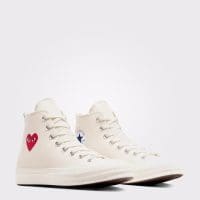 کتونی کانورس آل استار Chuck 70 Comme Des Garçons سفید مردانه و زنانه اورجینال
