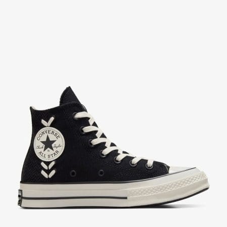 کتونی کانورس آل استار Chuck 70 Crafted Laces مشکی مردانه و زنانه اورجینال