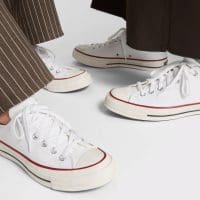 کتونی کانورس آل استار Chuck 70 سفید مردانه و زنانه اورجینال