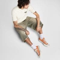 کتونی کانورس آل استار Chuck 70 نارنجی زنانه اورجینال