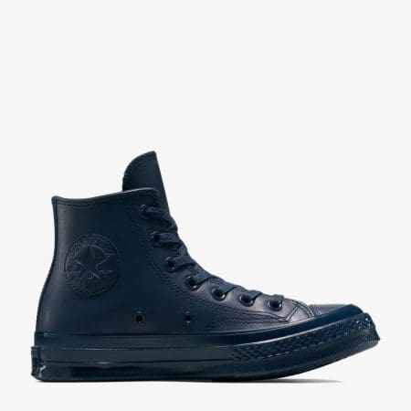 کتونی کانورس آل استار Chuck 70 چرم سورمه‌ای مردانه و زنانه اورجینال