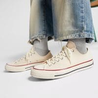 کتونی کانورس آل استار Chuck 70 کرم مردانه و زنانه اورجینال