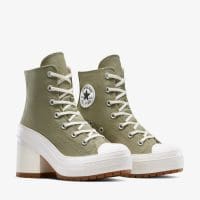 کتونی کانورس آل استار Chuck 70 De Luxe Heel سبز زیتونی زنانه اورجینال