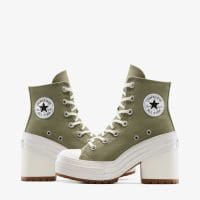 کتونی کانورس آل استار Chuck 70 De Luxe Heel سبز زیتونی زنانه اورجینال
