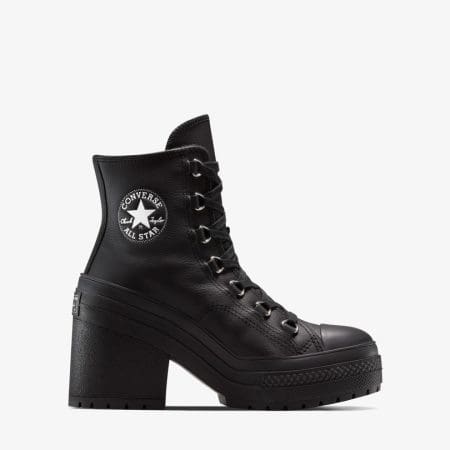 کتونی کانورس آل استار Chuck 70 De Luxe Heel مشکی زنانه اورجینال