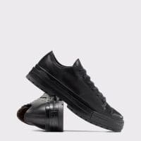 کتونی کانورس آل استار Chuck 70 Formal Leather مشکی مردانه و زنانه اورجینال