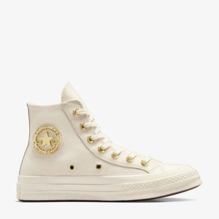 کتونی کانورس آل استار Chuck 70 Taylored Lux کرم مردانه و زنانه اورجینال