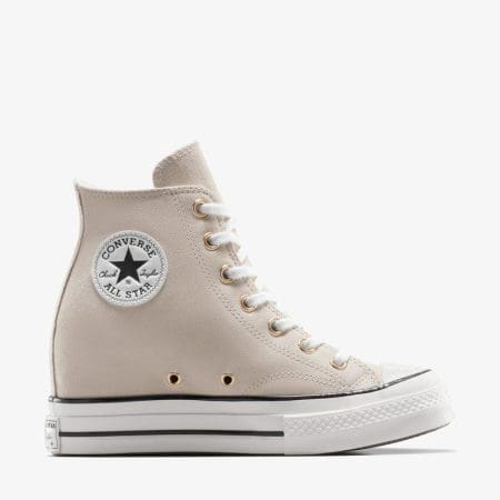 کتونی کانورس آل استار Chuck 70 Wedge بژ زنانه اورجینال