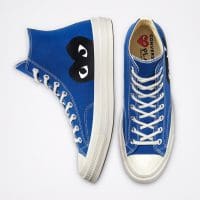 کتونی کانورس آل استار Chuck 70 x Comme Des Garçons Play آبی مردانه و زنانه اورجینال