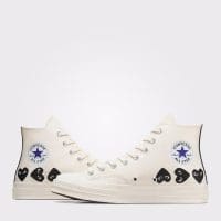 کتونی کانورس آل استار Chuck 70 x Comme Des Garçons Play سفید مردانه و زنانه اورجینال