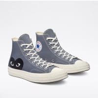 کتونی کانورس آل استار Chuck 70 x Comme Des Garçons Play طوسی مردانه و زنانه اورجینال