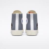 کتونی کانورس آل استار Chuck 70 x Comme Des Garçons Play طوسی مردانه و زنانه اورجینال