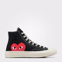 کتونی کانورس آل استار Chuck 70 x Comme Des Garçons Play مشکی مردانه و زنانه اورجینال