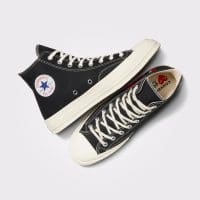 کتونی کانورس آل استار Chuck 70 x Comme Des Garçons Play مشکی مردانه و زنانه اورجینال