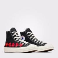 کتونی کانورس آل استار Chuck 70 x Comme Des Garçons Play مشکی مردانه و زنانه اورجینال