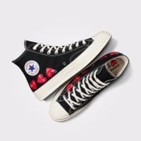 کتونی کانورس آل استار Chuck 70 x Comme Des Garçons Play مشکی مردانه و زنانه اورجینال