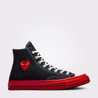 کتونی کانورس آل استار Chuck 70 x Comme Des Garçons Play مشکی مردانه و زنانه اورجینال