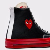 کتونی کانورس آل استار Chuck 70 x Comme Des Garçons Play مشکی مردانه و زنانه اورجینال