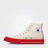 کتونی کانورس آل استار Chuck 70 x Comme Des Garçons Play کرم مردانه و زنانه اورجینال