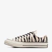 کتونی کانورس آل استار Chuck 70 Zebra Print بژ مردانه و زنانه اورجینال