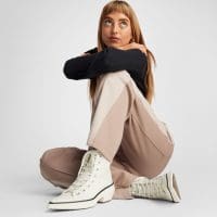 کتونی کانورس آل استار Chuck De Luxe کرم زنانه اورجینال