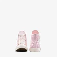 کتونی کانورس آل استار Chuck Taylor All Star بافت‌دار صورتی زنانه اورجینال