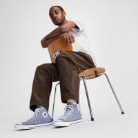 کتونی کانورس آل استار Chuck Taylor All Star بنفش مردانه و زنانه اورجینال