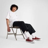 کتونی کانورس آل استار Chuck Taylor All Star زرشکی مردانه و زنانه اورجینال