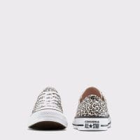 کتونی کانورس آل استار Chuck Taylor All Star Leopard مشکی مردانه و زنانه اورجینال