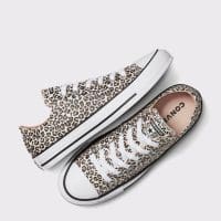 کتونی کانورس آل استار Chuck Taylor All Star Leopard مشکی مردانه و زنانه اورجینال