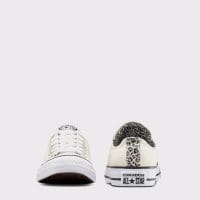 کتونی کانورس آل استار Chuck Taylor All Star Leopard کرم مردانه و زنانه اورجینال