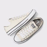 کتونی کانورس آل استار Chuck Taylor All Star Leopard کرم مردانه و زنانه اورجینال