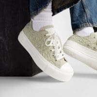 کتونی کانورس آل استار Chuck Taylor All Star Lift سبز زنانه اورجینال