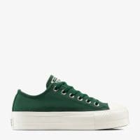 کتونی کانورس آل استار Chuck Taylor All Star Lift سبز لژدار زنانه اورجینال