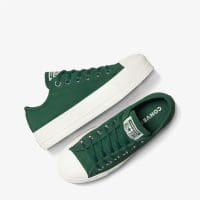 کتونی کانورس آل استار Chuck Taylor All Star Lift سبز لژدار زنانه اورجینال