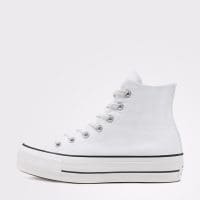 کتونی کانورس آل استار Chuck Taylor All Star Lift سفید لژدار مردانه و زنانه اورجینال