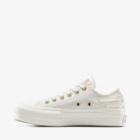 کتونی کانورس آل استار Chuck Taylor All Star Lift سفید لژدار زنانه اورجینال