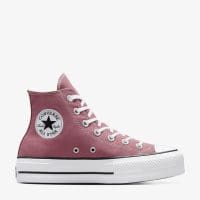 کتونی کانورس آل استار Chuck Taylor All Star Lift صورتی لژدار زنانه اورجینال
