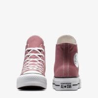 کتونی کانورس آل استار Chuck Taylor All Star Lift صورتی لژدار زنانه اورجینال