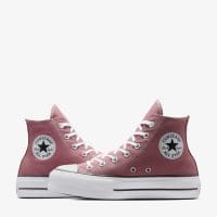 کتونی کانورس آل استار Chuck Taylor All Star Lift صورتی لژدار زنانه اورجینال