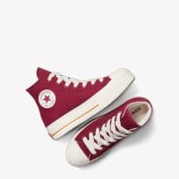 کتونی کانورس آل استار Chuck Taylor All Star Lift صورتی لژدار زنانه اورجینال