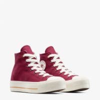 کتونی کانورس آل استار Chuck Taylor All Star Lift صورتی لژدار زنانه اورجینال