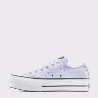 کتونی کانورس آل استار Chuck Taylor All Star Lift لژدار آبی آسمانی زنانه اورجینال