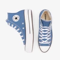 کتونی کانورس آل استار Chuck Taylor All Star Lift لژدار آبی زنانه اورجینال