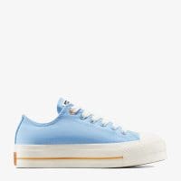 کتونی کانورس آل استار Chuck Taylor All Star Lift لژدار آبی زنانه اورجینال