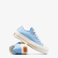 کتونی کانورس آل استار Chuck Taylor All Star Lift لژدار آبی زنانه اورجینال